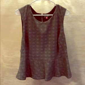 Sleeveless Vince Camuto peplum blouse